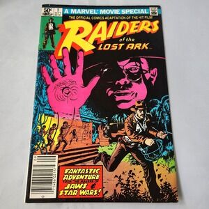 Marvel Raiders of the Lost Ark Comic Book Issue #1 1981 FN News Stand Official